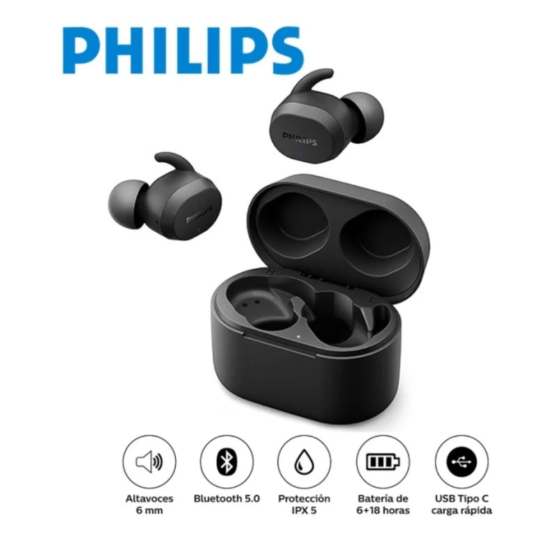 AUDIFONOS PHILIPS TAT3216BK NEGRO