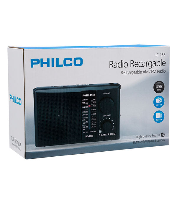 RADIO PORTATIL PHILCO PR0ICF18