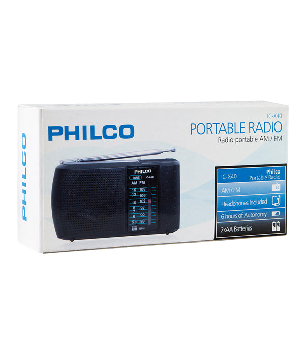 RADIO PORTATIL PHILCO PRRICX40