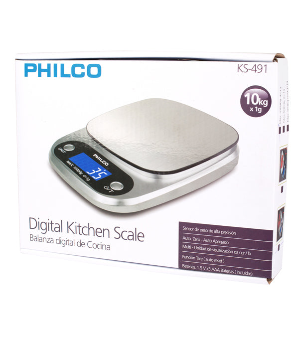 BALANZA DIGITAL PGRKS491 PHILCO HOGAR